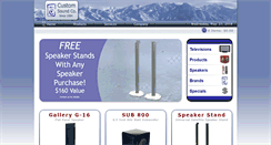 Desktop Screenshot of customsoundco.com